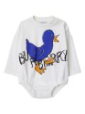 Burberry Kids Duck cotton body - White