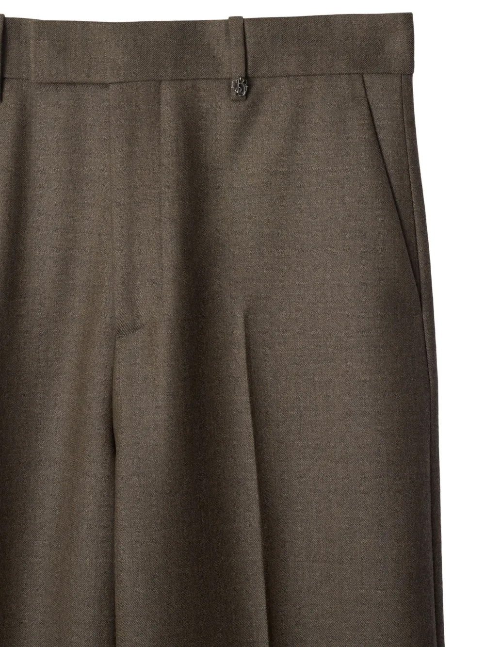 Burberry Wollen pantalon Bruin