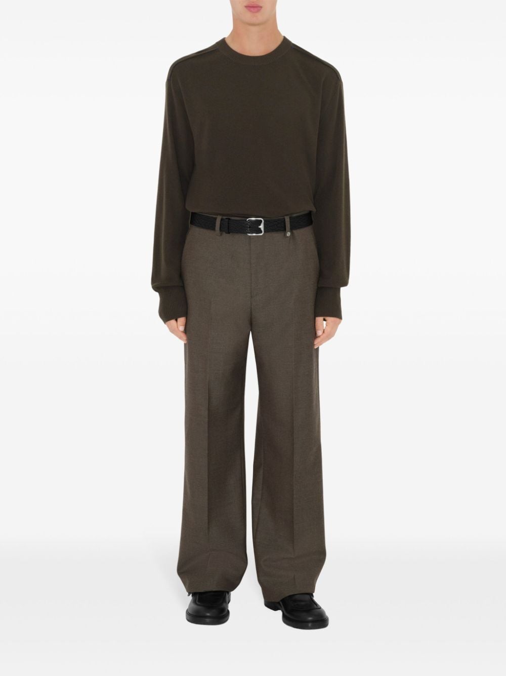 Burberry Wollen pantalon - Bruin