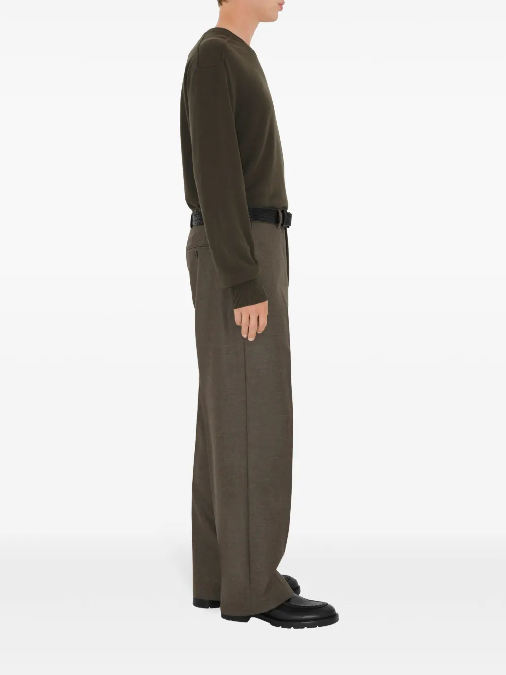 Burberry Wollen pantalon Bruin