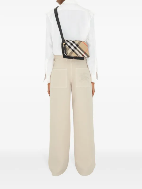 【BURBERRY】SNIP CROSSBODY BAG Burberry Snip Leather Crossbody Bag | Black | FARFETCH PL