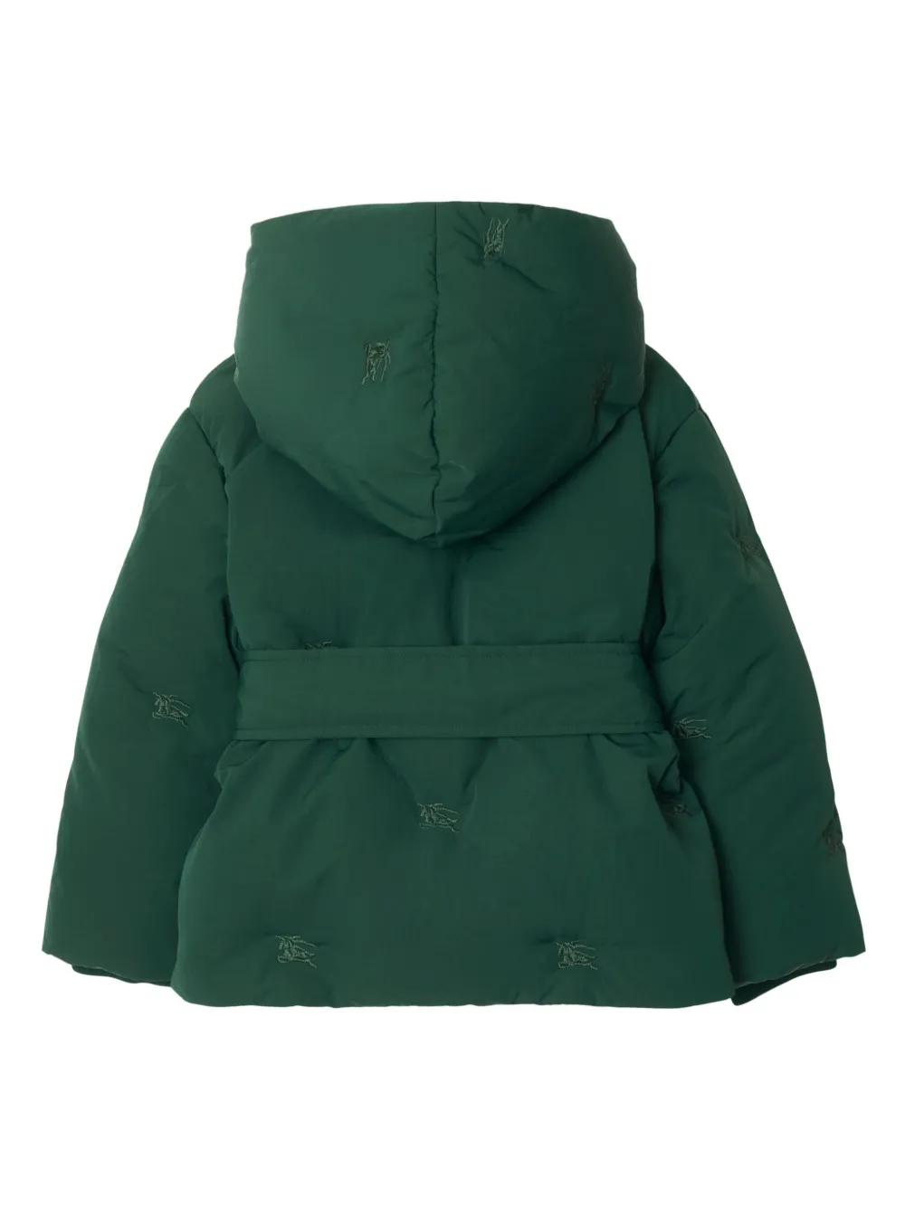 burberrykids Burberry Kids Jack met Equestrian Knight borduurwerk - Groen