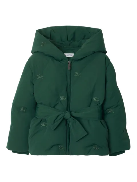 Burberry Kids Equestrian Knight-embroidered jacket