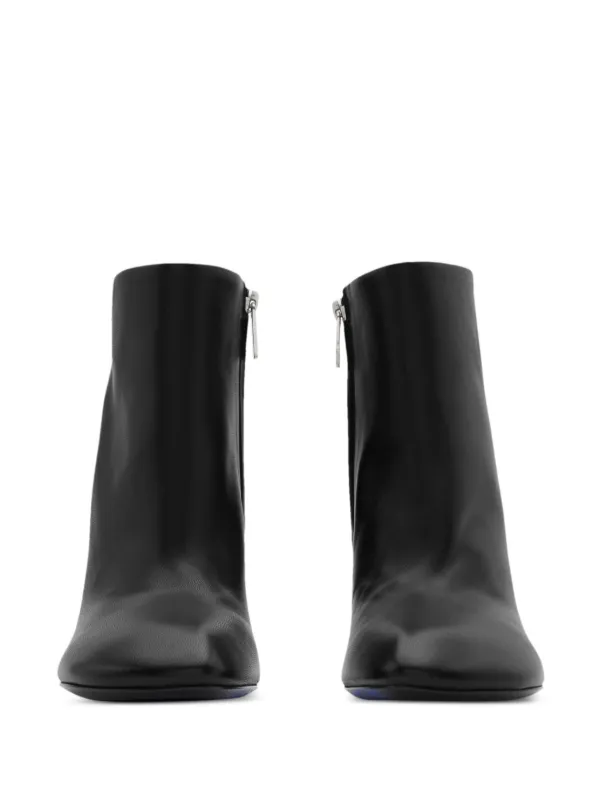 ブーツその他 BURBERRY BLACK LEATHER BABY BOOT Burberry Baby Boots | Black | FARFETCH GR
