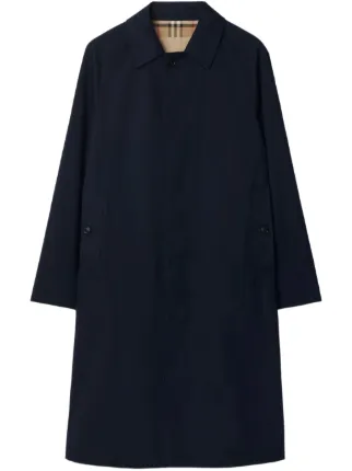 BURBERRY LONDON バーバリーロンドン ハーフコート ネイビー A1A77-192-28 Burberry Camden Heritage Trench Coat | Blue | FARFETCH