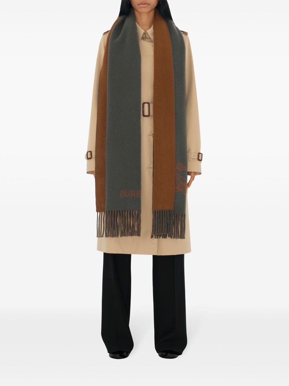 Burberry reversible cashmere scarf Men