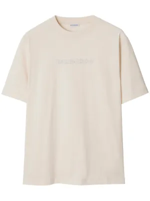 AMIRI ベージュ　ロゴ Tシャツ AMIRI ロゴ Tシャツ | ニュートラル | FARFETCH JP