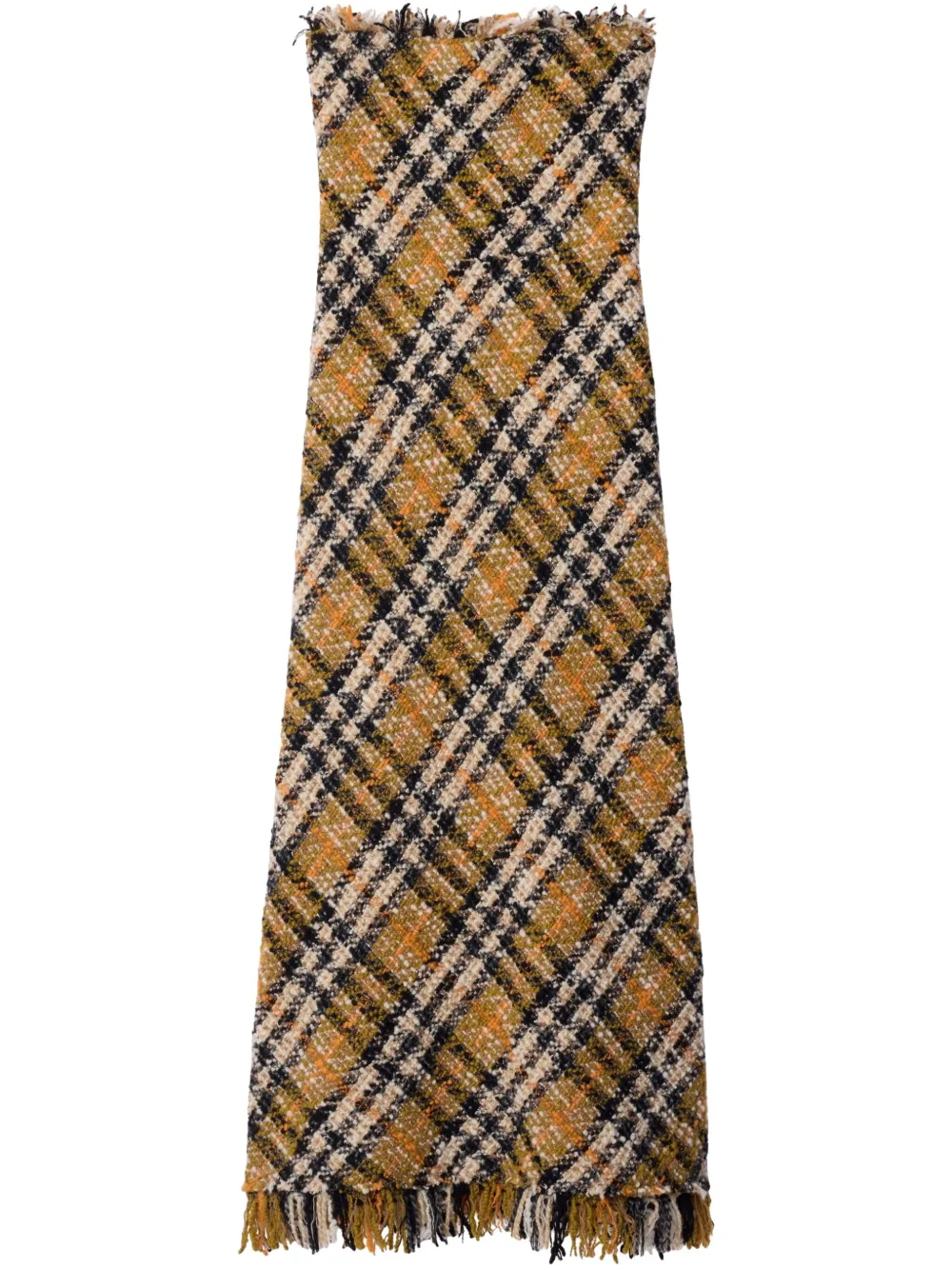 checked dress