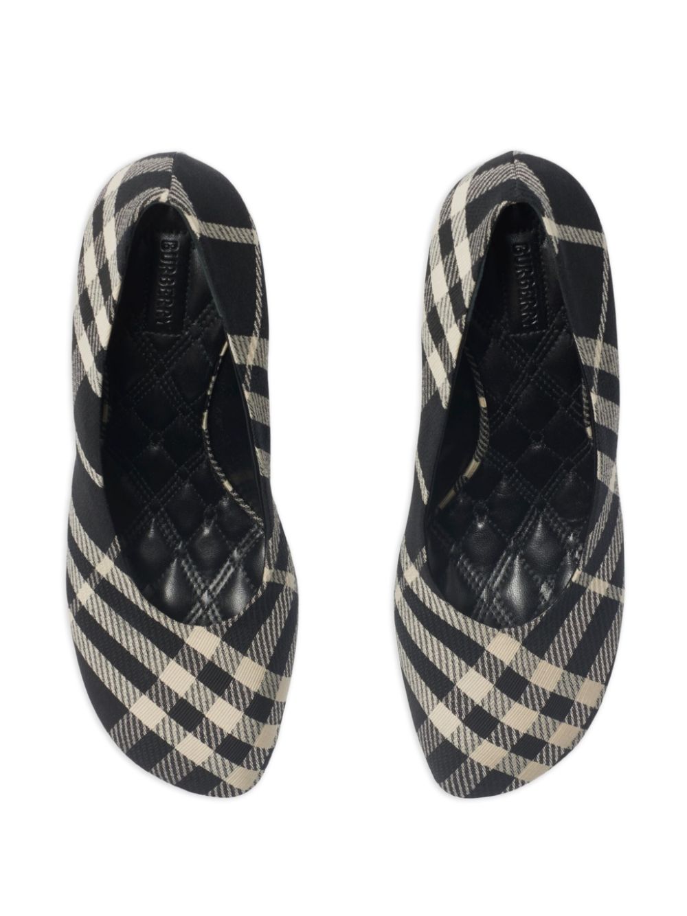 Burberry 85 mm pumps met ruiterprint Zwart