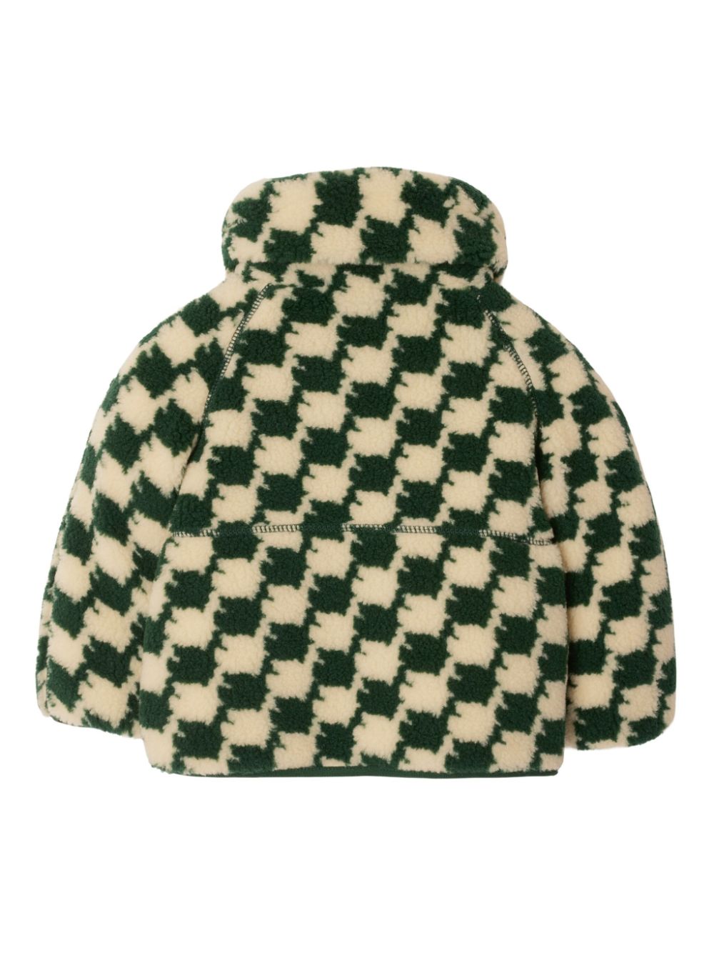 Burberry Kids Jack met pied-de-poule print - Groen