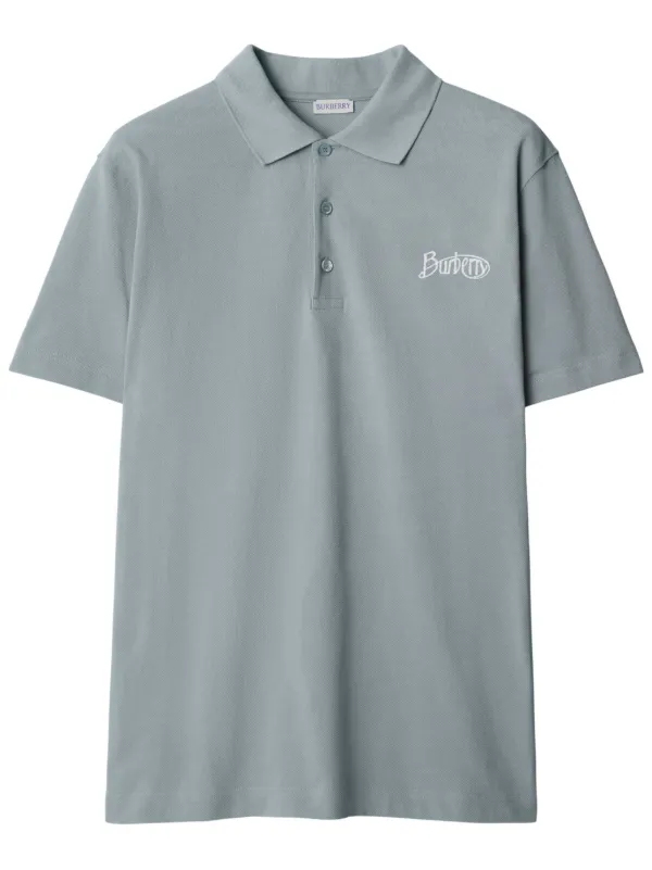 Tシャツ・カットソー BURBERRY Embroidered Cotton Polo Shirt 23800180_53764988_600.jpg