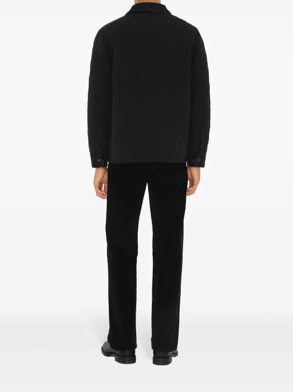 Burberry Reversible Quilted Overshirt | Black | FARFETCH