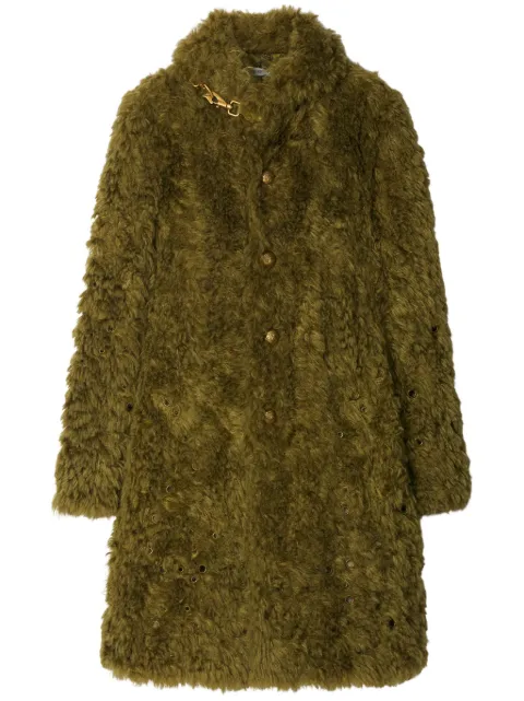 Burberry faux-fur coat