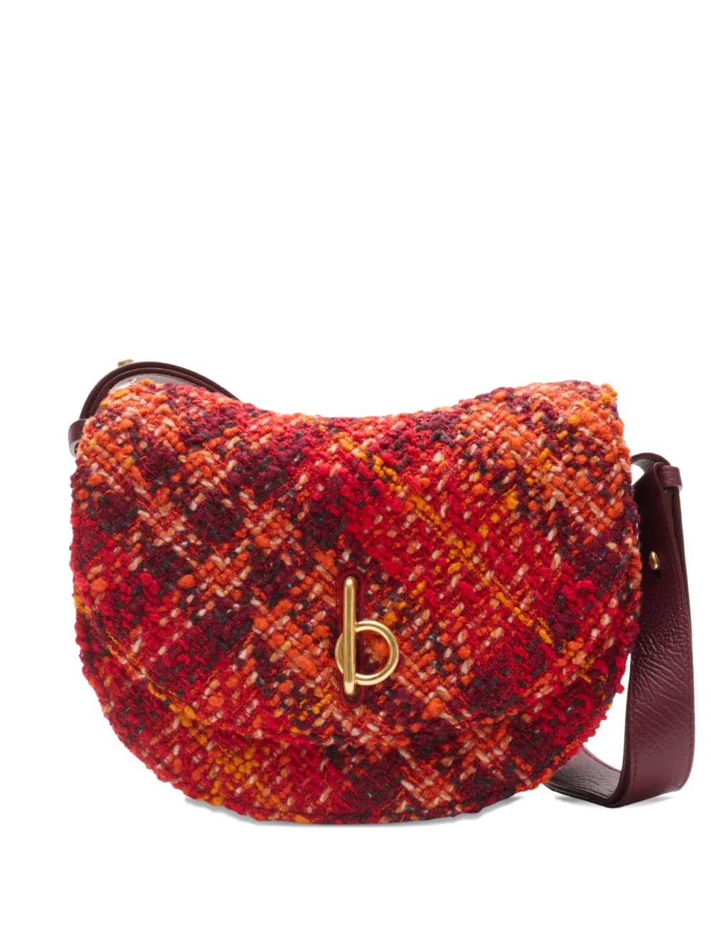 Burberry Medium Rocking Horse Tweed Cross Body Bag