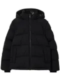 Burberry logo-patch puffer jacket - Black
