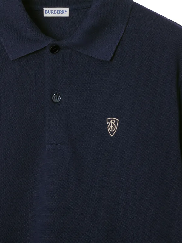Burberry Cotton Polo Shirt | Blue | FARFETCH