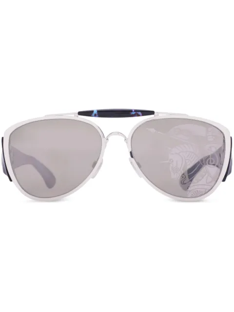 Burberry Shield pilot-frame sunglasses Men