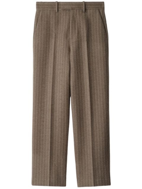 Burberry pinstripe tailored trousers