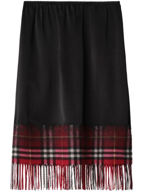 Burberry fringed midi skirt Women