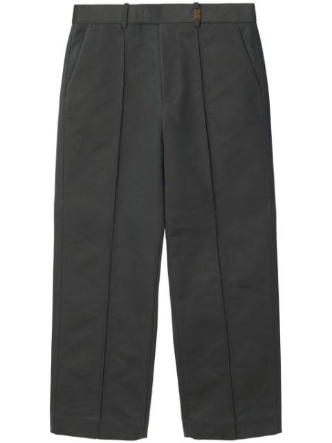 Burberry cotton-blend tailored trousers Men