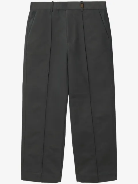 Burberry cotton-blend tailored trousers