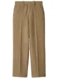 Burberry brushed tailored trousers - Neutrals