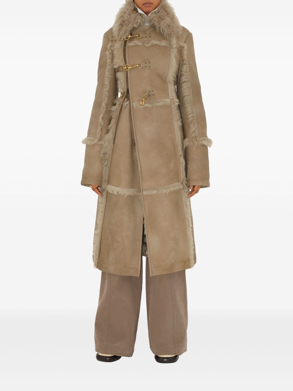 Burberry shearling coat - Beige