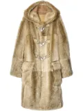 Burberry shearling duffle coat - Neutrals