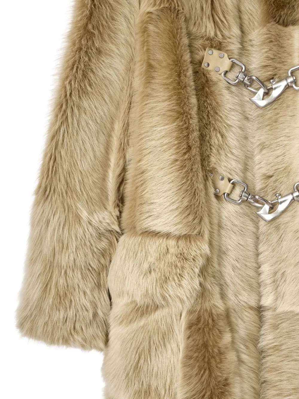 BURBERRY SHEARLING DUFFLE COAT