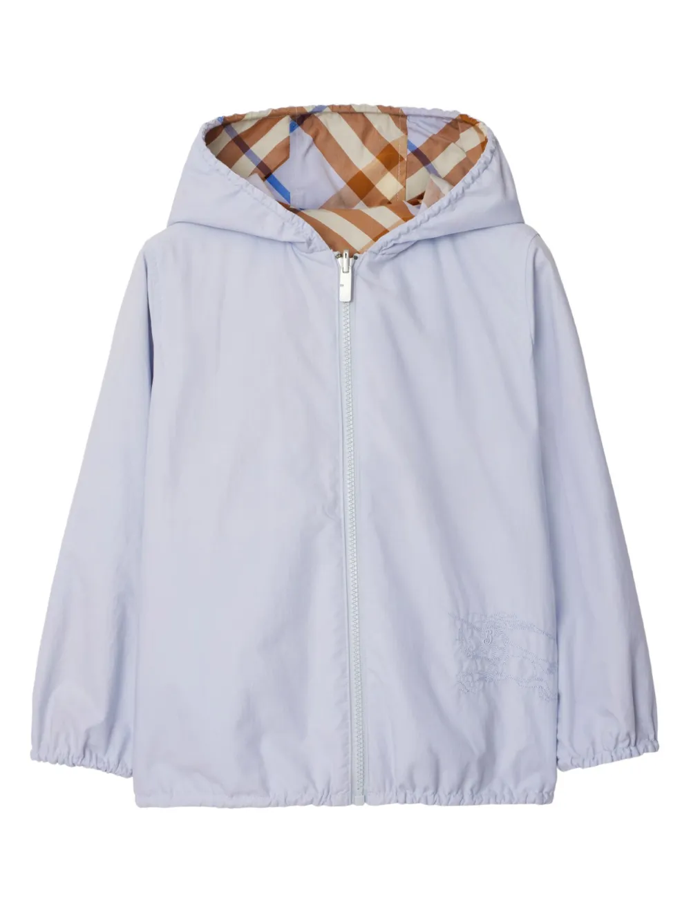 Burberry Kids Omkeerbaar jack Blauw