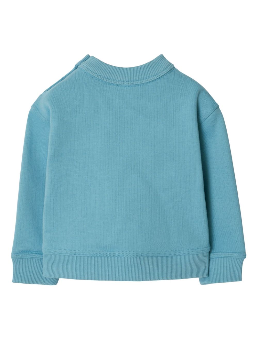 Burberry Kids Sweater met logopatch - Blauw