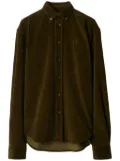 Burberry corduroy shirt - Green