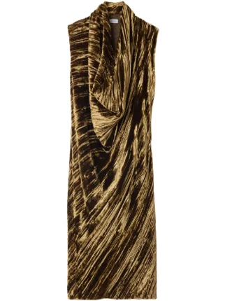 slim fit dress slacks Black Gold Velvet Midi Dress – JEWELZ ONSUNDAY main image 1