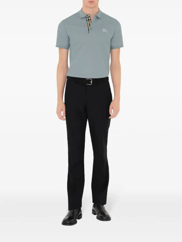 Burberry Cotton Polo Shirt | Blue | FARFETCH