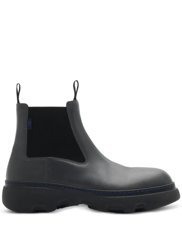 Burberry Creeper Chelsea Boots Grey FARFETCH