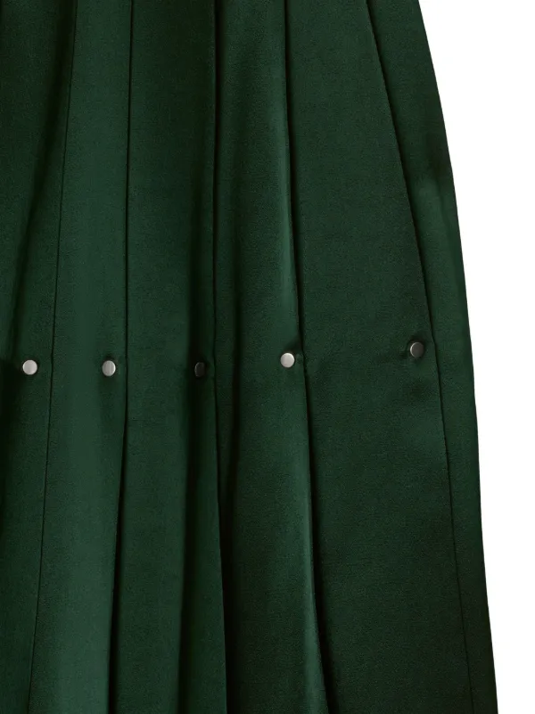 Burberry Studded Satin Dress | Green | FARFETCH Burberry Studded Satin Dress | Green | FARFETCH
