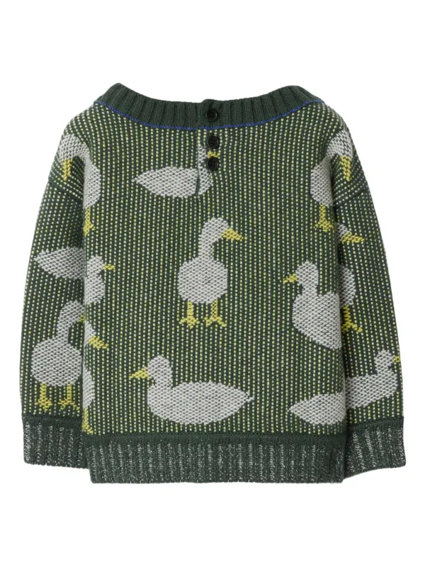 Burberry sweater kids green on sale