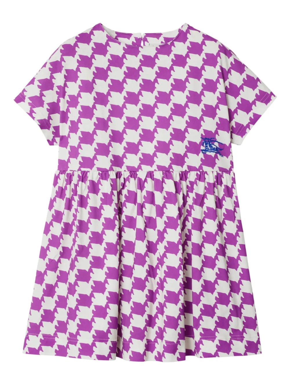 Burberry Kids duckstooth cotton dress | Pink | Image 1