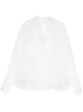 Genny silk blouse - White