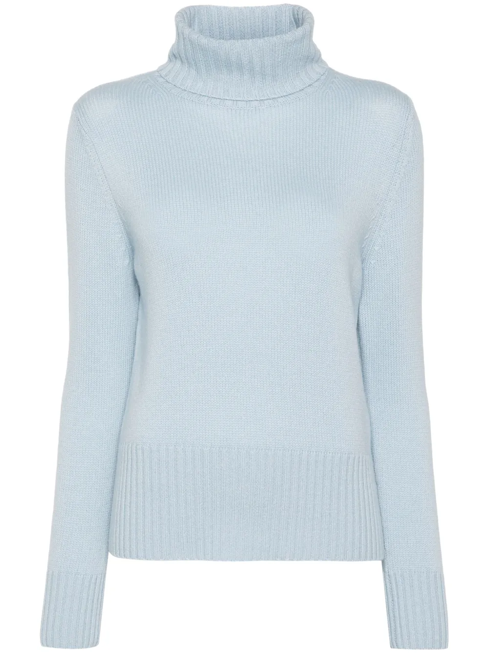 Allude Ribgebreide trui Blauw