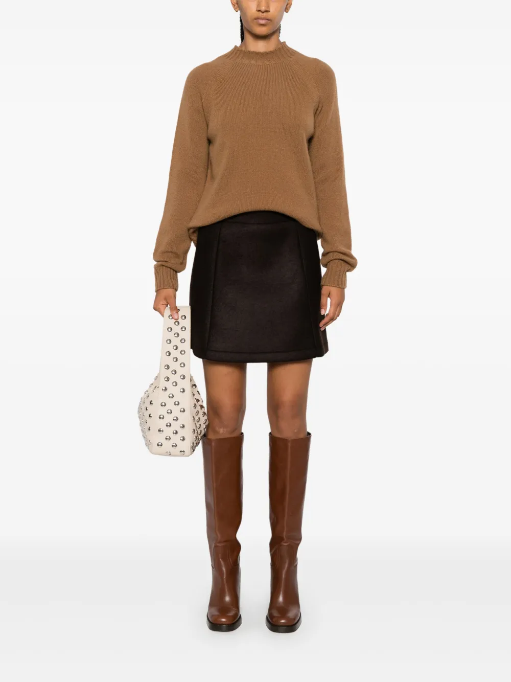 Drumohr ribbed-knit sweater - Bruin