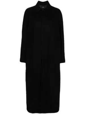 美品 A.P.C. chester coat XS black wool A.P.C. Coats for Women | FARFETCH US