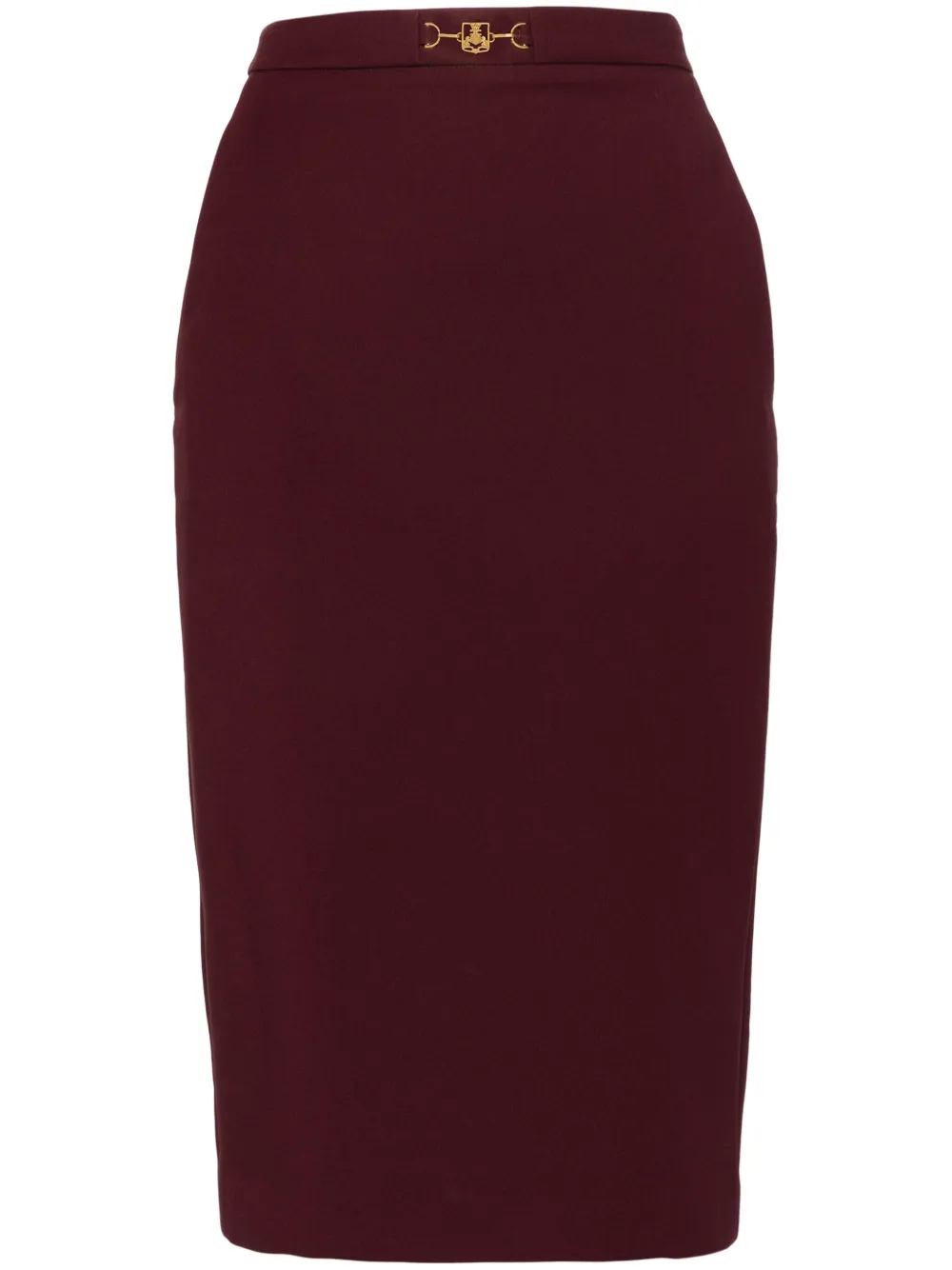 Elisabetta Franchi Mini-rok met horsebit detail Rood