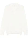 Lardini mélange polo shirt - White