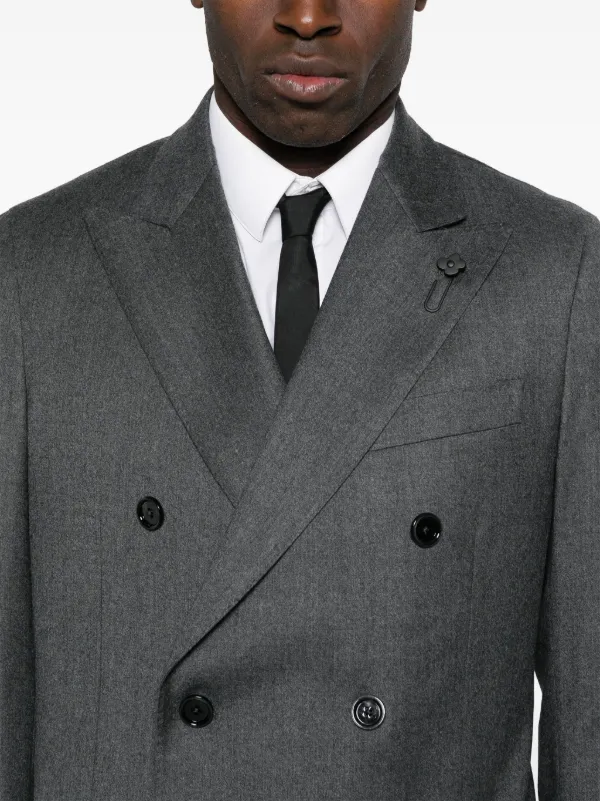 テーラードジャケット LARDINI Men Suits Set EQ528AEEQSK62511 100CA 222490 GRAY Linen-Twill Suit Jacket LARDINI da uomo | MR PORTER