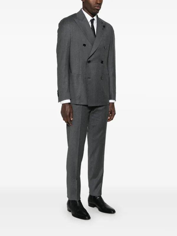 Lardini ダブルスーツ | グレー | FARFETCH JP