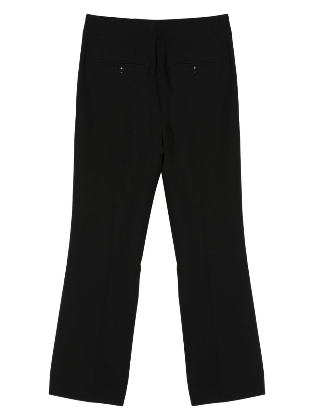 Shop Seventy Cropped Trousers In Black