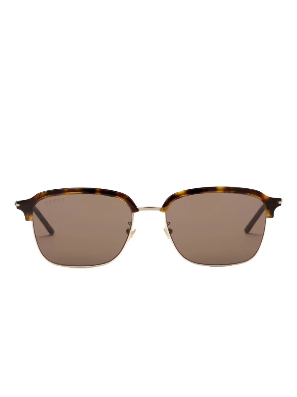 Gucci Eyewear tortoiseshell square-frame sunglasses - Marrone