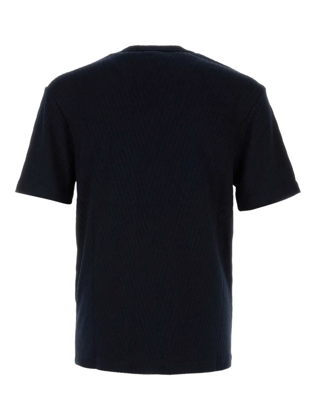 giorgioarmani Giorgio Armani Ribgebreid T-shirt - Blauw