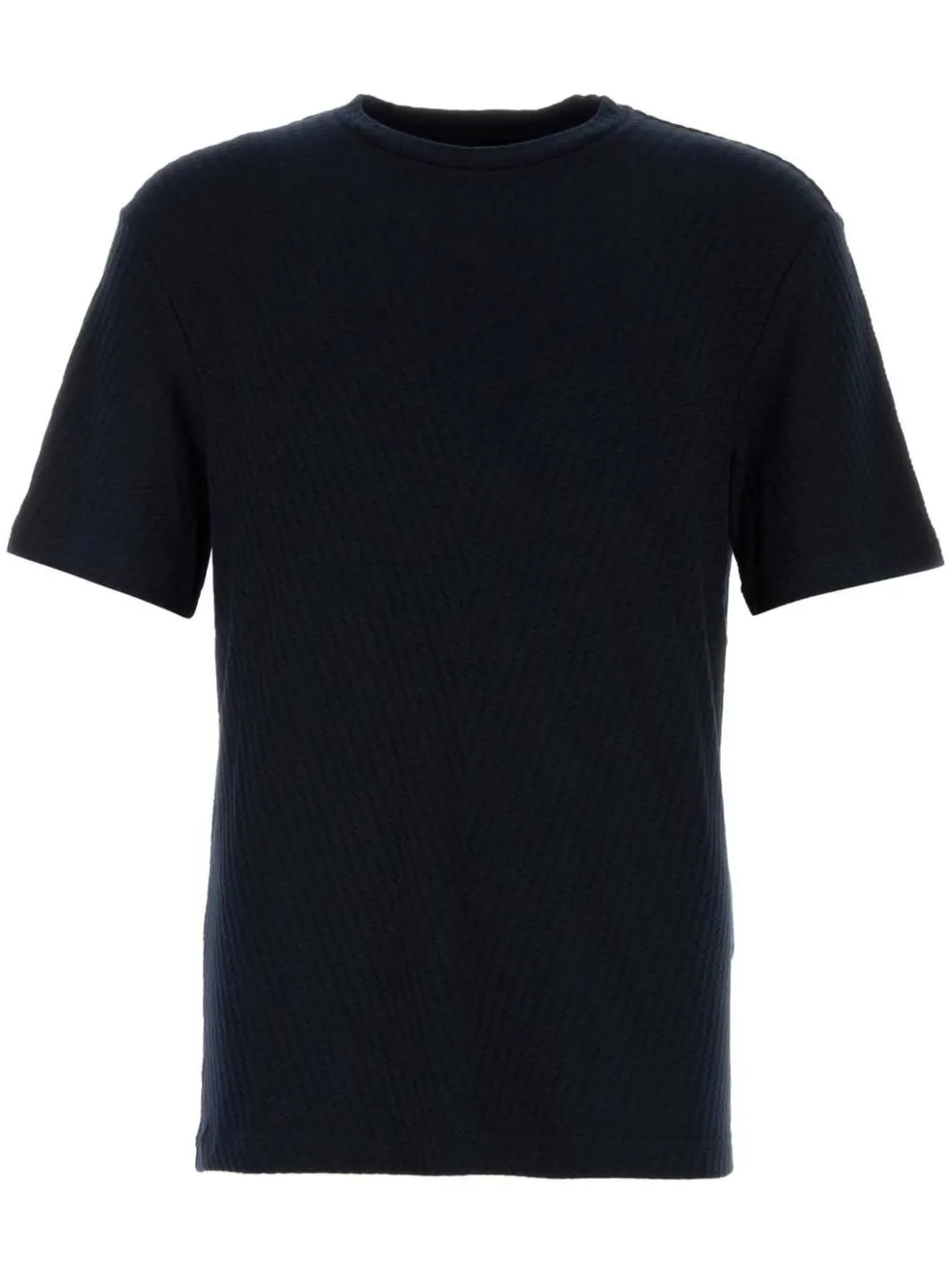 Giorgio Armani playera tejida de canalé | azul | Image 1
